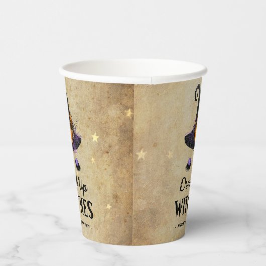 Grappig 'Drink-up-heks' Adult Halloween Party Papieren Bekers (Rechts)