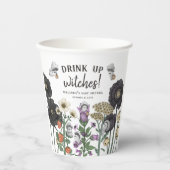 Grappig Drink up heksen Halloween Baby shower Papieren Bekers (Voorkant)