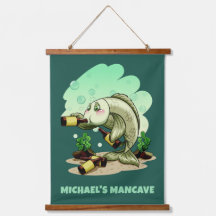 Grappig Drink vistekst en -kleur