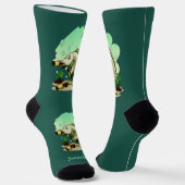 Grappig Drink vistekst en -kleur Sokken (Gebogen)