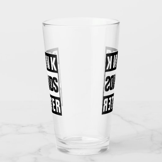 Grappig Drink vrienden citaat Glas (Rechts)