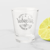 Grappig Drinken Shot Glas (Achterkant)