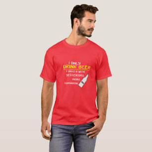 Grappig drinkend shirt, bierliefhebbers t-shirt