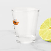Grappig dronkaard shot glas (Rechts)