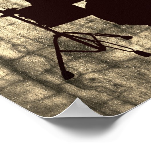 Grappig Drummer Drum Kit Poster, die THERAPIE nodi Poster (Hoek)