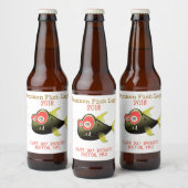 Grappig Drunken Fish Custom Bier Label Bier Etiket (Flessen)