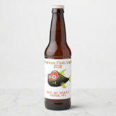 Grappig Drunken Fish Custom Bier Label Bier Etiket (Voorkant)
