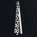 Grappig dubbelgeel puntenbalpatroon stropdas<br><div class="desc">Grappig dubbelgele stropdas van het puntsbalkpatroon. Koele stropdas voor squash lover,  speler,  sporttrainer,  trainer,  fan,  vader,  echtgenoot,  vriend,  medewerker,  baas,  enz. Zwart-wit ontwerp met aangepaste achtergrondkleur. Fun Birthday cadeauidee.</div>