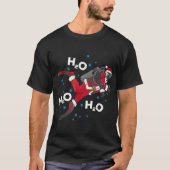 Grappig duiken H2O H2O H2O Pun Scuba Kerst Pajam T-shirt (Voorkant)
