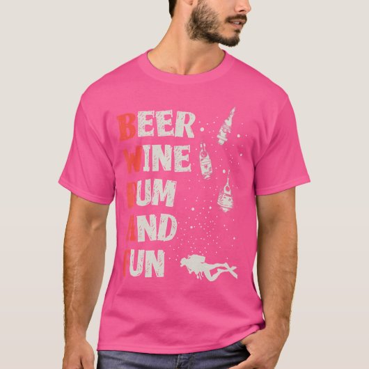 Grappig Duikmaatje Check Bwarf T-shirt (Voorkant)
