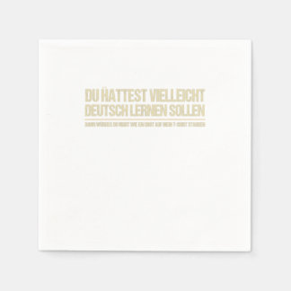 grappig duits gezegde servet