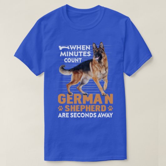 Grappig duits herder cadeau t-shirt (Design voorkant)
