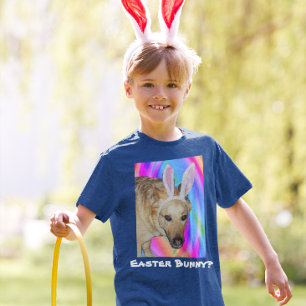Grappig Duits Herder Hond & Paashaas Oars Kinder T-shirt