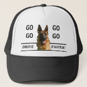 Grappig Duits Herder Trucker's Pet (Voorkant)