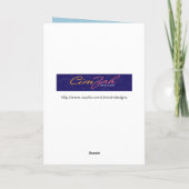 Grappig Duits Shepherd Puppy 50th Birthday Card Kaart (Achterkant)