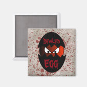 Grappig Duivelsei  Magneet (Voorkant / Achterkant)