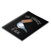 Grappig duivencadeautje dat het kruipen voortbreng notitieboek (Linkerzijde)