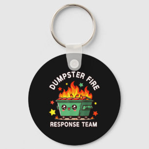 Grappig Dumpster Fire Response Team Meme Grappig W Sleutelhanger