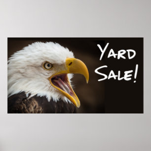 Grappig eagle-memen met grappige afbeeldingen poster