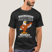 Grappig Eagle na het roddelen over mij alsjeblieft T-shirt (Voorkant)