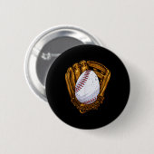 Grappig Easter Egg Baseball Egg Hunting Paasdag M Ronde Button 5,7 Cm (Voorkant /achterkant)
