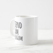 Grappig Easy Lazy Halloween doen alsof ik ben Bubb Koffiemok (Voorkant links)