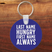 Grappig Eating Achternaam Hongarije Voornaam altij Sleutelhanger (Voorkant)