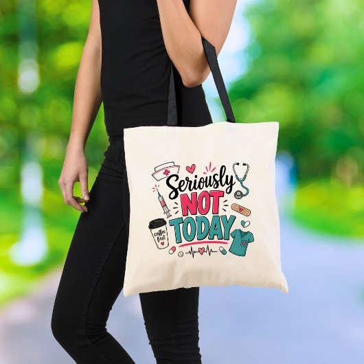 Grappig Echt Niet Vandaag Verpleegster Tote Bag