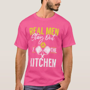 Grappig Echte Mannen blijven uit de keuken. T-shirt