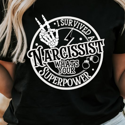 Grappig echtscheiding, narcist T-shirt