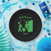 Grappig echtscheiding sympathie partij papieren bordje (Feest)