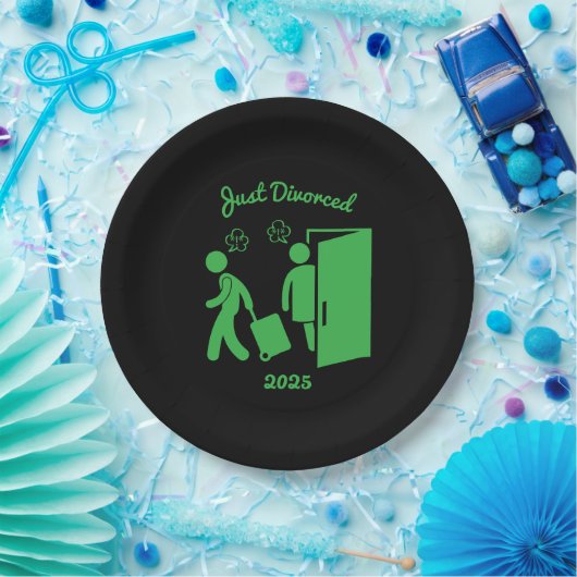 Grappig echtscheiding sympathie partij papieren bordje (Feest)