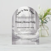 Grappig Echtscheiding Vrijheid Viering Single Glam Kaart (Staand voorkant)