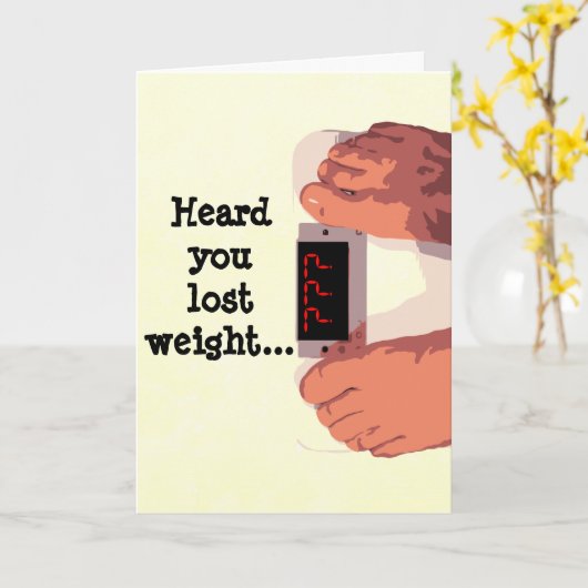 Grappig echtscheiding Wenskaart Kaart (Gele Bloem)