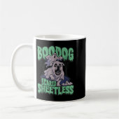 Grappig Ed Engels Bulldog Halloween, Boodog Ghost Koffiemok (Links)