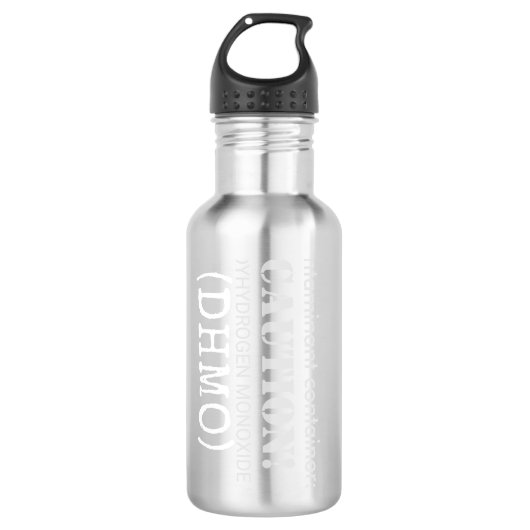 Grappig/educatief waterreservoir! waterfles (Voorkant)
