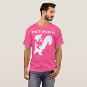 Grappig Eekhoorn Jagen Geweer Hunter Tree Bacon Fo T-shirt (Voorkant volledig)