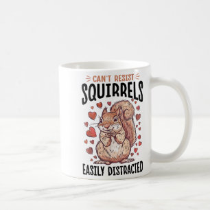 Grappig eekhoorndier kan eekhoorns niet weerstaan, koffiemok