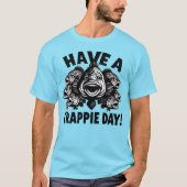 Grappig Een Crappie Dag Gevist T-shirt (Voorkant)