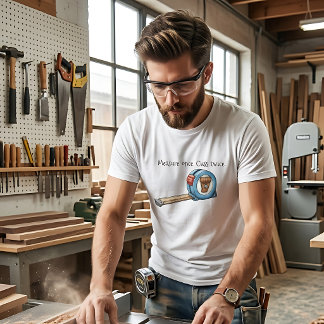Grappig Eén Keer Meten, Twee Keer Schelden T-Shirt