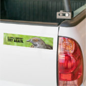 Grappig een kleine Grouse? Probeer het opnieuw. Bumpersticker (Op Truck)
