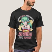 Grappig een meisje dat van Anime houdt en van Rame T-shirt (Voorkant)