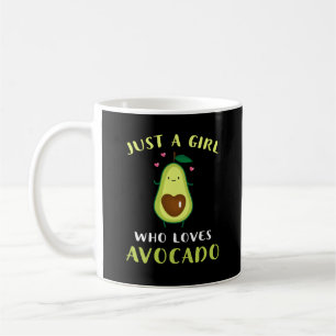 Grappig een meisje dat van Avocado houdt Koffiemok