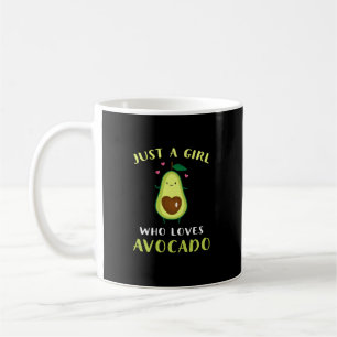 Grappig een meisje dat van Avocado houdt Koffiemok