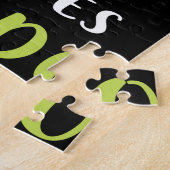 Grappig een meisje dat van Avocado houdt Legpuzzel (Zijkant)