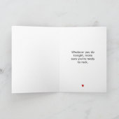 Grappig een rode glazen valentijn cadeau feestdagen kaart (Binnen)