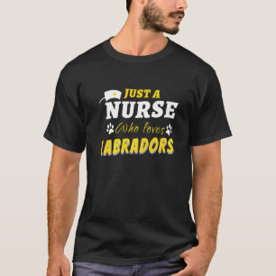 Grappig een verpleegster die van de gezondheidszor t-shirt