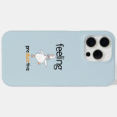 Grappig Eend Aangepaste Tekst Gevoel Productief Bl Case-Mate iPhone Case (Achterkant (horizontaal))