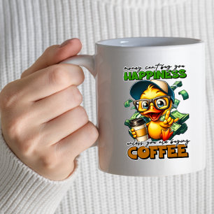 Grappig Eend Dragen Brillen Koffie Quote Mok