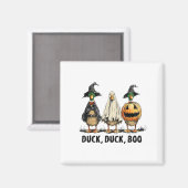 Grappig Eend Eend Boo Halloween Kostuum Eend Magneet (Voorkant / Achterkant)